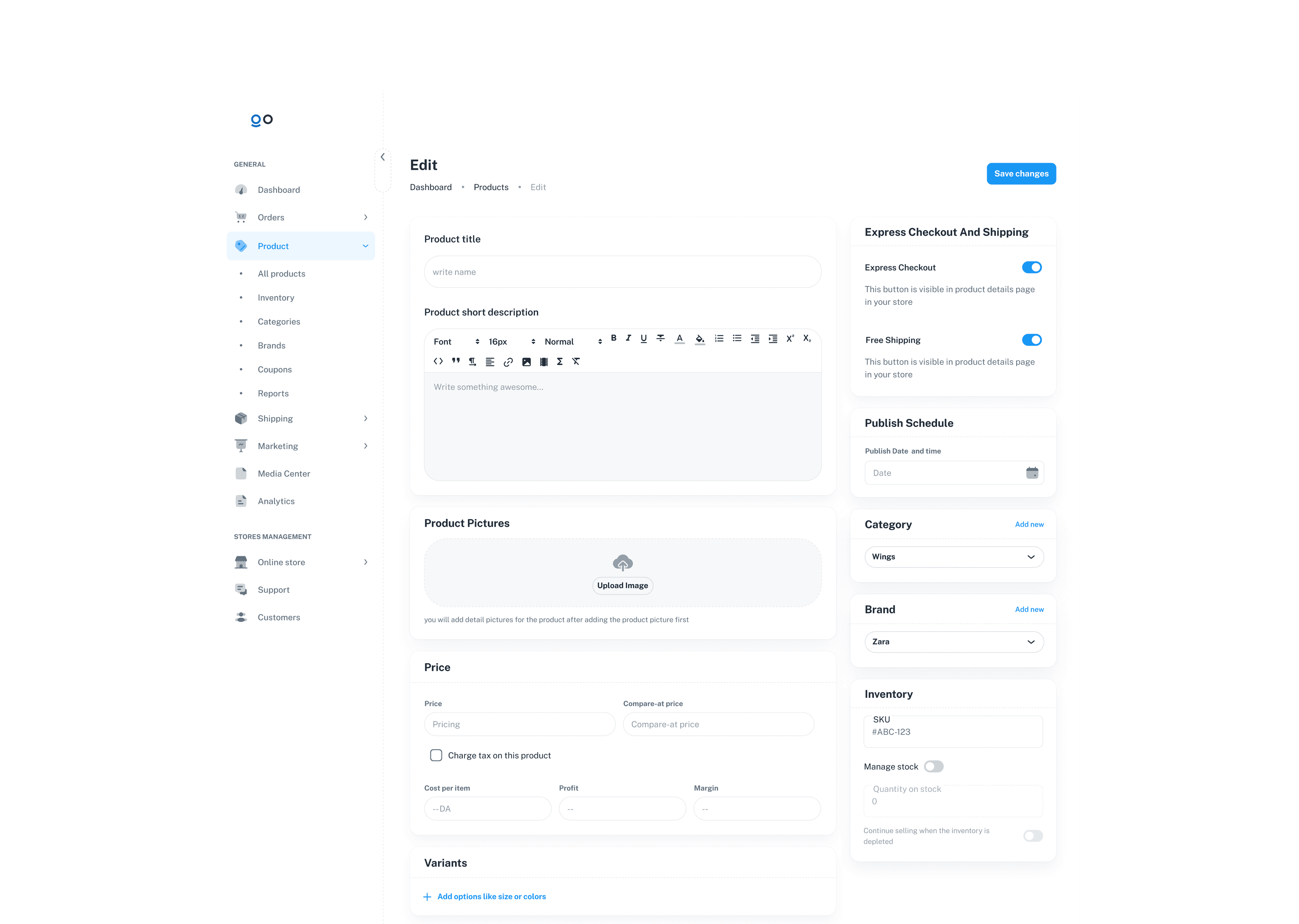 WooEcom Dashboard