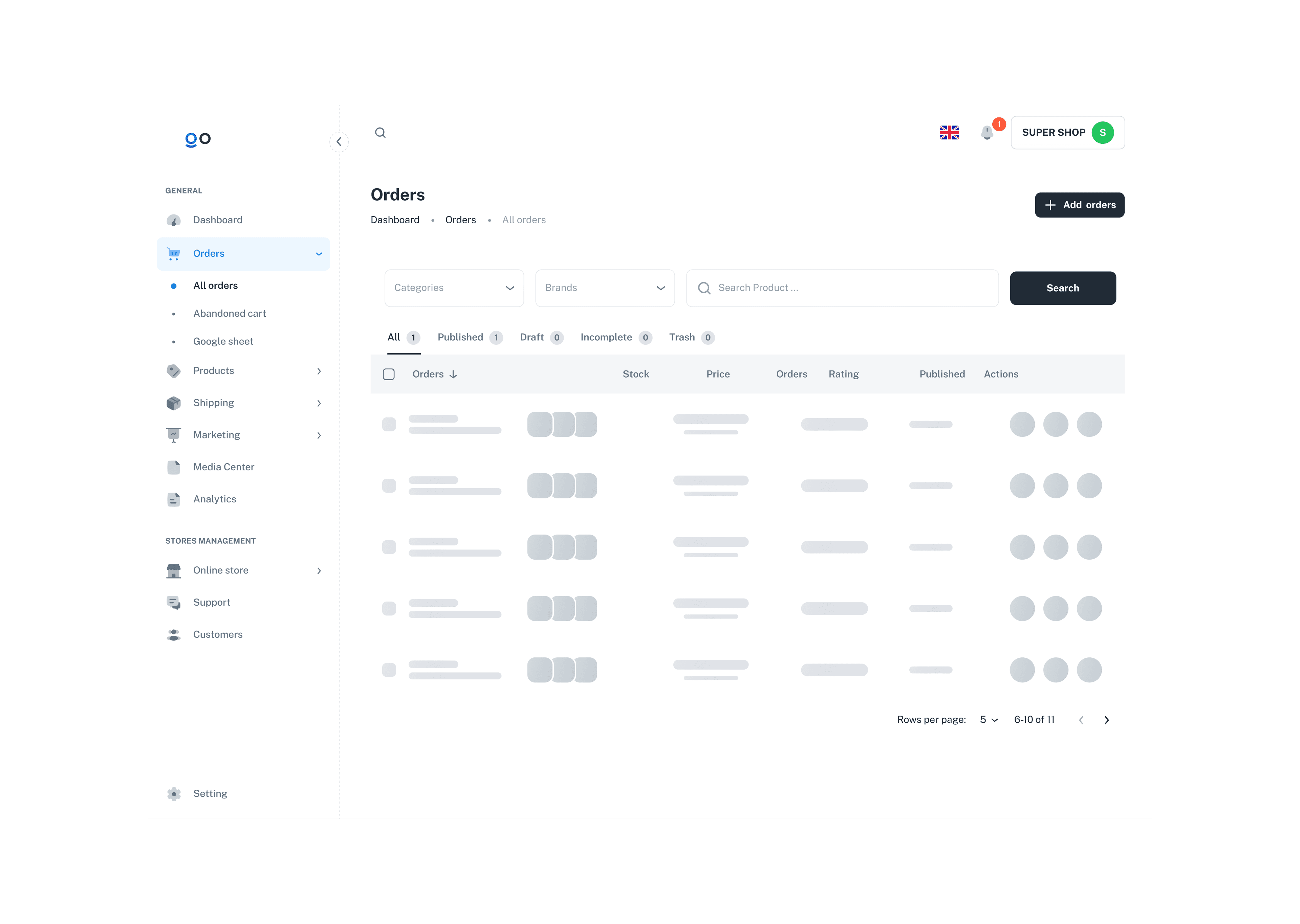 WooEcom Dashboard